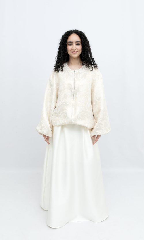 Zip-Up Jacket & Skirt Set